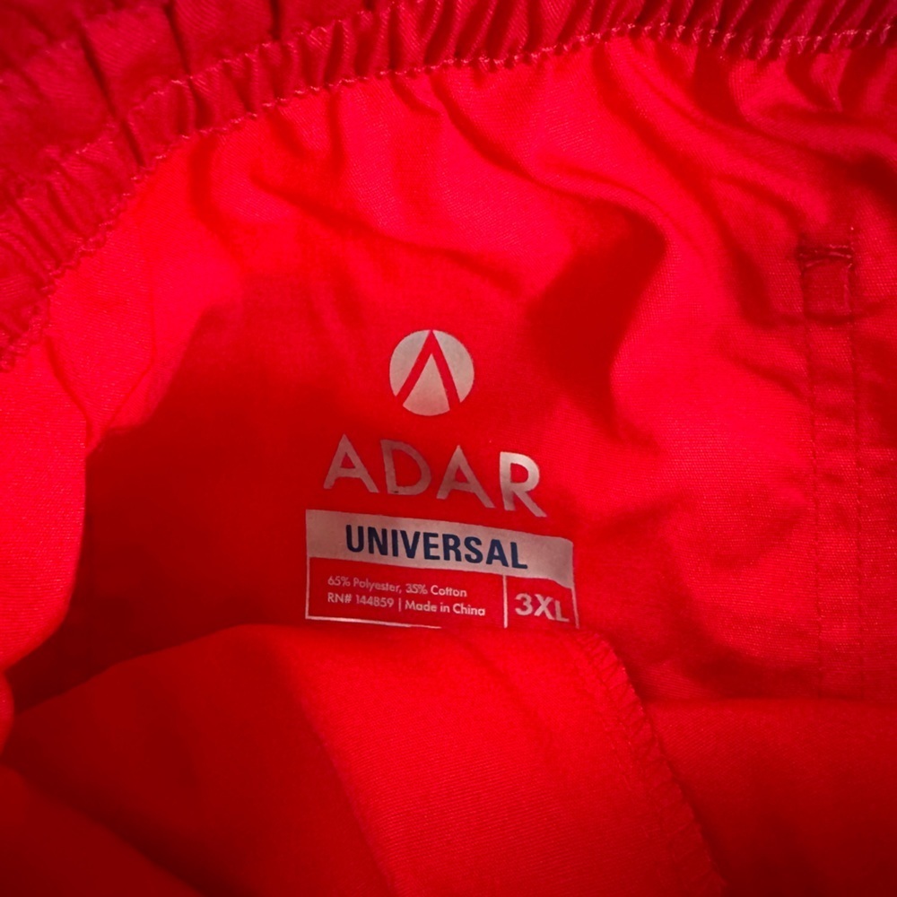 Adar Universal Scrub Pants Womens Size 3XL Classic Fit Elastic Waist Pockets - Picture 11 of 16